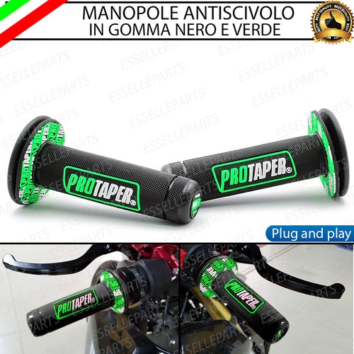 Manopole manubrio moto nero - manubrio,